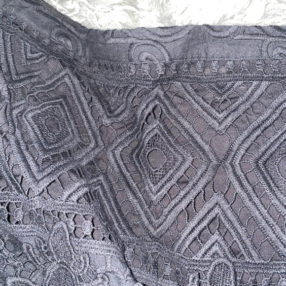 Anthropologie Black Lace Skirt - Picture 4 of 11